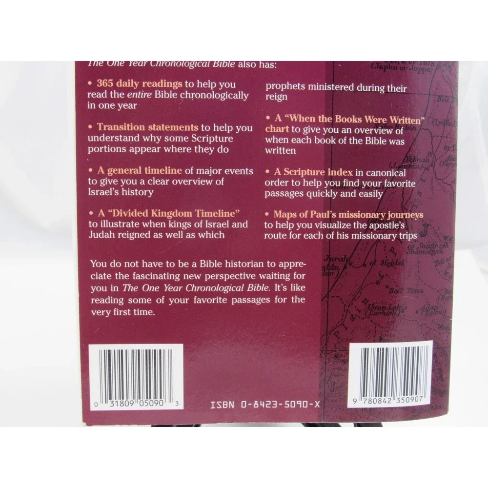 The Message Bible by Eugene H. Peterson & The One Year Chronological Bible NIV